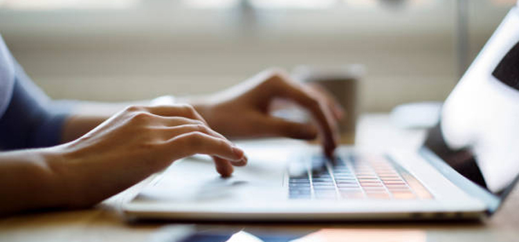 Person Working on a Laptop