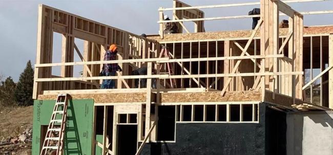 House being rebuilt in Colorado