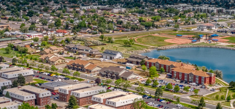 Aerial View of Westminster Colorado